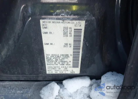 2015 Nissan Altima 2.5 S z USA, uszkodzony, nr VIN 1N4AL3AP0FC224617